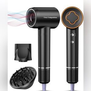 Hair Dryer - 150000 RPM High-Speed Brushless Motor Negative Ionic Blow Dryer